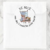 Autocollant drôle pour la semaine infirmière (Sac)