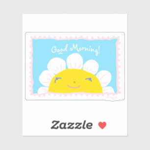 Autocollant du bon matin