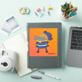 Autocollant du capitaine cartoon Old Cap (Couverture iPad)