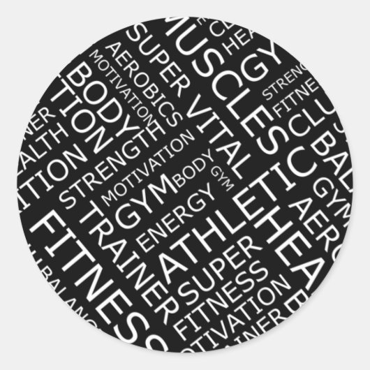 Autocollant du centre de conditionnement physique  (Devant)