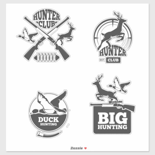 Autocollant du club de chasse (Feuille)