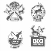 Autocollant du club de chasse (Devant)