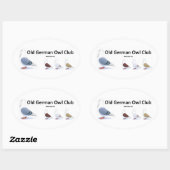 Autocollant du club de hibou allemand (Feuille)