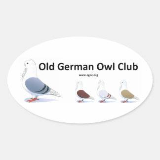 Autocollant du club de hibou allemand