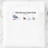 Autocollant du club de hibou allemand (Sac)