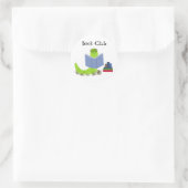 Autocollant du club de lecture Bookworm (Sac)
