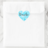 Autocollant du coeur de respiration (Sac)