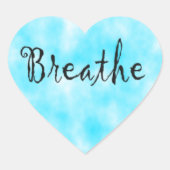 Autocollant du coeur de respiration (Devant)