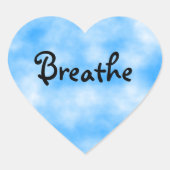 Autocollant du coeur de respiration (Devant)