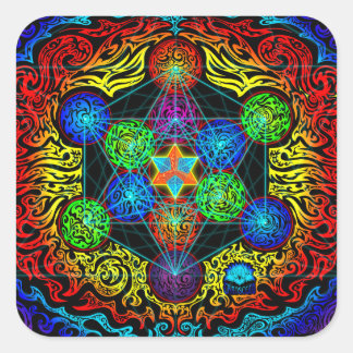 Autocollant du cube de Metatron