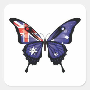 Autocollant du drapeau à queue noire australien