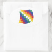 Autocollant du drapeau aymara (Sac)