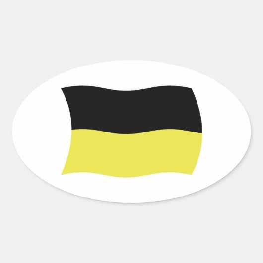 Autocollant du drapeau cachoube (Devant)