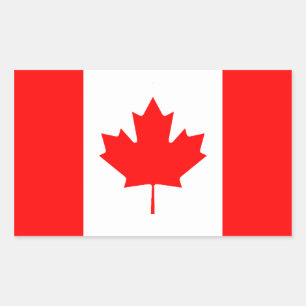 Autocollant du drapeau canadien
