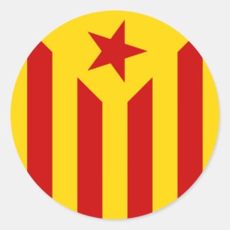 Autocollant du drapeau catalan