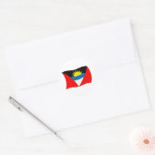 Autocollant du drapeau d'Antigua-et-Barbuda (Enveloppe)