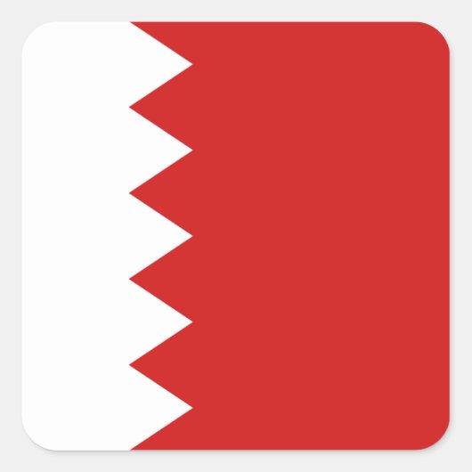 Autocollant du drapeau de Bahreïn (Devant)