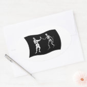 Autocollant du drapeau de Bartholomew Roberts (Enveloppe)