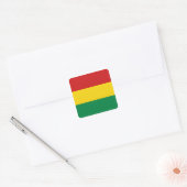 Autocollant du drapeau de Bolivie (Enveloppe)