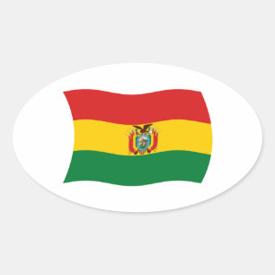 Autocollant du drapeau de Bolivie