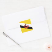 Autocollant du drapeau de Brunei (Enveloppe)