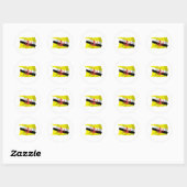Autocollant du drapeau de Brunei (Feuille)