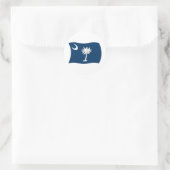 Autocollant du drapeau de Caroline du Sud (Sac)