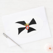 Autocollant du drapeau de Ceuta (Enveloppe)