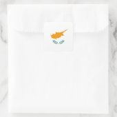 Autocollant du drapeau de Chypre (Sac)