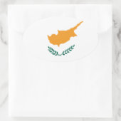 Autocollant du drapeau de Chypre (Sac)