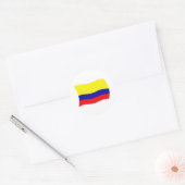 Autocollant du drapeau de Colombie (Enveloppe)