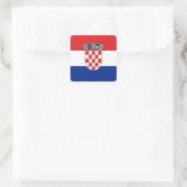 Autocollant du drapeau de Croatie (Sac)
