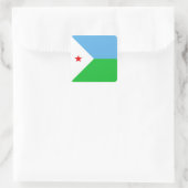 Autocollant du drapeau de Djibouti (Sac)