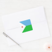 Autocollant du drapeau de Djibouti (Enveloppe)