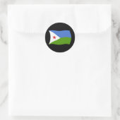 Autocollant du drapeau de Djibouti (Sac)