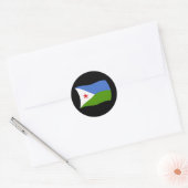 Autocollant du drapeau de Djibouti (Enveloppe)