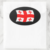 Autocollant du drapeau de Géorgie (Sac)