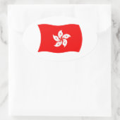 Autocollant du drapeau de Hong Kong (Sac)