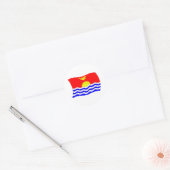 Autocollant du drapeau de Kiribati (Enveloppe)