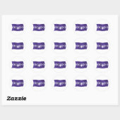 Autocollant du drapeau de la Confédération iroquoi (Feuille)