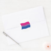 Autocollant du drapeau de la fierté bisexuelle (Enveloppe)