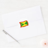 Autocollant du drapeau de la Grenade (Enveloppe)