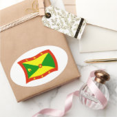 Autocollant du drapeau de la Grenade (Cadeaux)