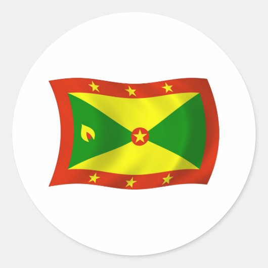 Autocollant du drapeau de la Grenade (Devant)
