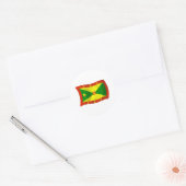 Autocollant du drapeau de la Grenade (Enveloppe)