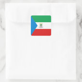 Autocollant du drapeau de la Guinée équatoriale (Sac)