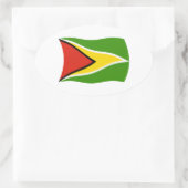 Autocollant du drapeau de la Guyane (Sac)