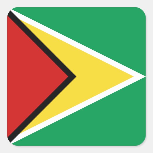 Autocollant du drapeau de la Guyane (Devant)