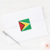 Autocollant du drapeau de la Guyane (Enveloppe)