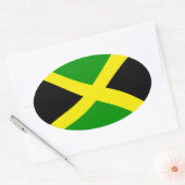 Autocollant du drapeau de la Jamaïque (Enveloppe)